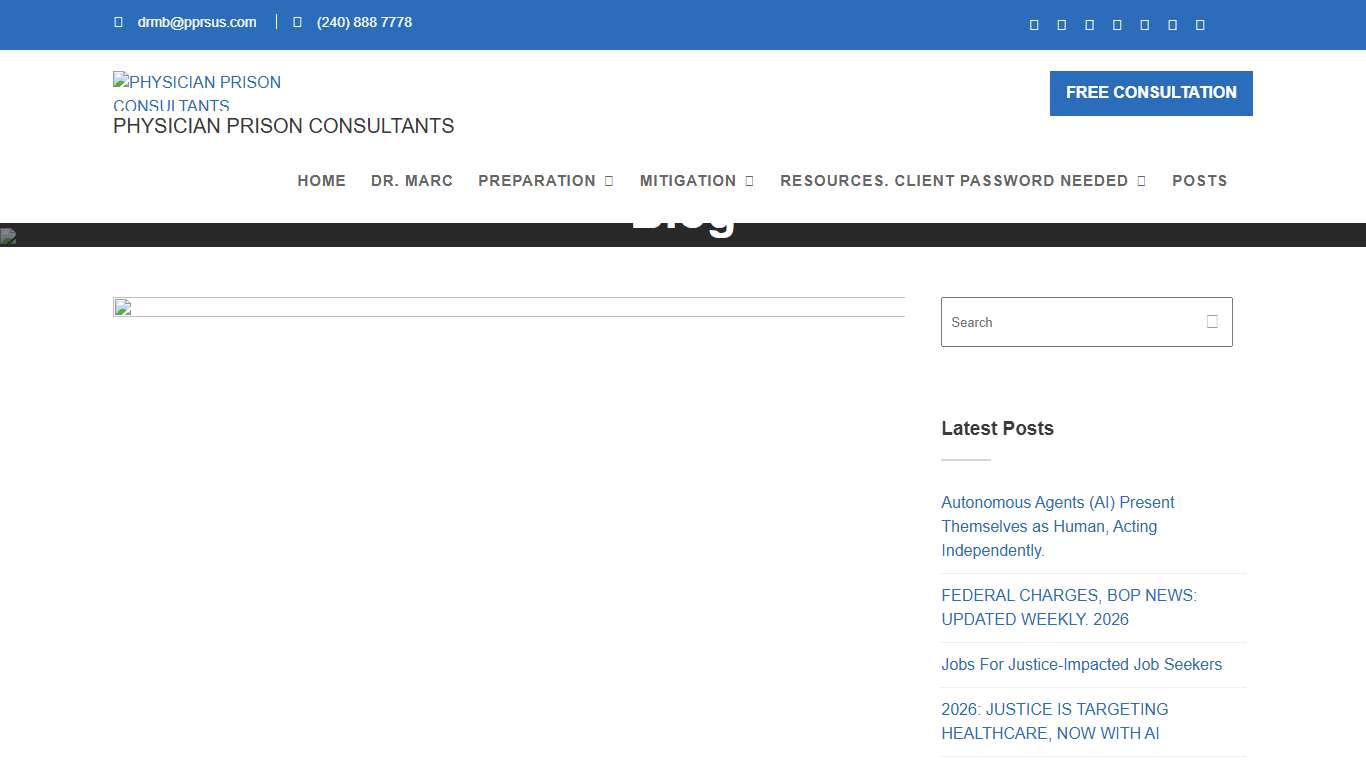 The Bureau of Prisons To Close Six Minimum-Security Facilities - PHYSICIAN PRISON CONSULTANTS